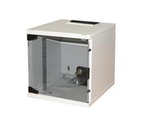 ARMADIO 6U 10" MM 300MX300 Porta VETRO Colore Grigio Marca LINK