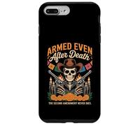 Armado Incluso después de la Muerte Esqueleto patriótico Día de los Muertos Carcasa para iPhone 7 Plus/8 Plus