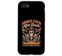 Armado Incluso después de la Muerte Esqueleto patriótico Día de los Muertos Carcasa para iPhone SE (2020) / 7/8