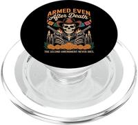 Armado Incluso después de la Muerte Esqueleto patriótico Día de los Muertos PopSockets PopGrip para MagSafe