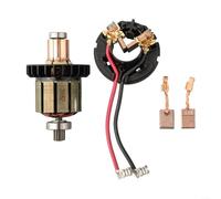 Armadura Carbon Brush Holder and Brush 619380 9/619583 5 para DDF482 DHP482, juego de repuesto, material de metal, 4 piezas