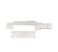 Armadura de acero del chasis de 357x66mm para Tamiya XV-01 RC | Reduce el centro de gravedad, mejora la estabilidad, agujeros de tornillo avellanados, diseño plano, mejora el manejo