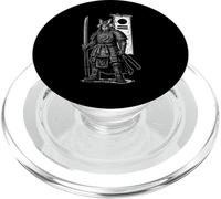 Armadura de dragón portador de estandartes samurá PopSockets PopGrip para MagSafe