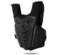 Armadura del Pecho, Motocicleta Armor Body Guard Chaqueta Protector Bike Dirt Bike Montar en Carretera Ciclismo de Carreras Propiedad para el Cofre de esquí Adulto (Negro)