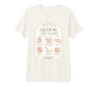 Armadura Espiritual versículo bíblico Guerrero de fe Camiseta Premium