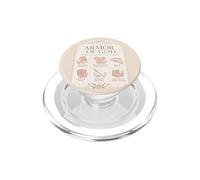 Armadura Espiritual versículo bíblico Guerrero de fe PopSockets PopGrip para MagSafe