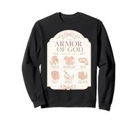 Armadura Espiritual versículo bíblico Guerrero de fe Sudadera