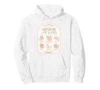 Armadura Espiritual versículo bíblico Guerrero de fe Sudadera con Capucha