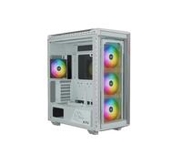 Armadura Gamer - XPG - BATTLECRUISER II - E-ATX - 4 Ventiladores ARGB - Cristal Templado Blanco