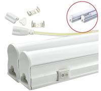 Armadura LED T5 12W 220V 6400K 1200Lm Opalina con Interruptor (90cm)