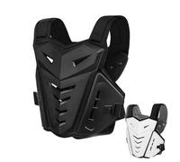 Armadura para motocicleta, armadura de cuerpo de motocicleta con espuma que absorbe los golpes, protector de pecho, correas de hombro ajustables, cubierta de polietileno, para equitación, deportes al