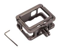 Armadura protectora duradera para cámaras de acción DJI Osmo, con cubierta de lente de silicona antiarañazos y diseño de liberación rápida.