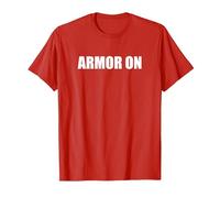 Armadura Puesta Camiseta, Hombre, Rojo, L