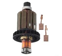 Armadura y escobillas de carbón CB440 para herramientas eléctricas Makita DHP458, BHP458, DDF458, BDF458 - Número de pieza de repuesto 619496-0