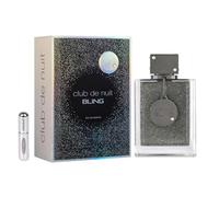 Armaf Club de Nuit Bling Eau de Parfum 75ml, Perfume Árabe Unisex de Larga Duración, Incluye Atomizador 5 ml, Fragancia de Lujo con Notas de Cítricos, Prisma Floral y Maderas Aterciopeladas (Bling)