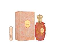 Armaf Eter Desert Rose Eau de Parfum 100 ml, Perfume Árabe Unisex de Larga Duración, Incluye Atomizador Recargable 5 ml, Fragancia Floral Oriental con Rosa Turca, Azafrán y Vainilla (Desert Rose)