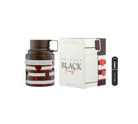 Armaf Odyssey Black Forest Eau de Parfum 100ml, Perfume Árabe Unisex de Larga Duración, Incluye Atomizador, Fragancia Oriental Vainilla con Notas de Cereza, Caramelo, Dátiles y Praliné (Black Forest)