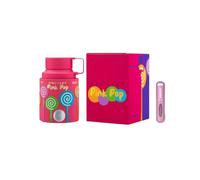 Armaf Odyssey Pink Pop Eau de Parfum 100ml, Perfume Árabe para Mujer de Larga Duración, Incluye Atomizador Recargable, Fragancia Floral Frutal con Notas de Fresa, Frambuesa, Coco y Vainilla (Pink Pop)