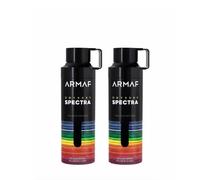 Armaf Odyssey Spectra Perfumed Body Spray, Edición Rainbow, 200 ml, Pack de 2 Unidades