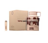 Armaf Odyssey Toffee Coffee Eau de Parfum 100ml Perfume Árabe Unisex de Larga Duración, Incluye Atomizador Recargable Fragancia Oriental con Notas de Café, Dulce de Leche y Vainilla (Toffee Coffee)