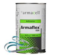 Armaflex Armacell 520 - Adhesivo para placas de caucho y mangueras (lata de 1,0 L, incluye cordón original Scorprotect)