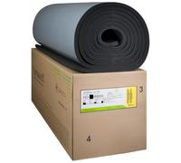 ArmaFlex HOME - Alfombrilla aislante autoadhesiva de 10 mm - 10 m x 1 m, espuma de elastómero flexible para aislamiento térmico y acústico para camping, barco, casa y bricolaje - 10/19/25/32 mm