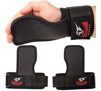 ARMAGEDDON SPORTS Calleras para Crossfit Musculacion en Gym y Calistenia - Dominadas Grips Weight Lifting Chin Ups - Protezioni uniche per le Mani con polsiera Guantes de Crossfit