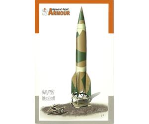 Armamento Especial 1/72 A-4/V-2 Cohete Y Plataforma De Lanzamiento