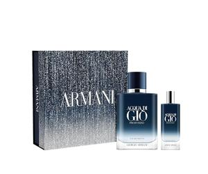 Armani Beauty Acqua di Giò - Eau de Parfum - Juego de colonia para hombre (valor de $199) - Completo (3.4 onzas líquidas) y tamaño de viaje (0.5 onzas líquidas)