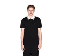Armani Exchange 3D Embroidered Logo Back Collar Logo Polo Hombre (Pack de 1)