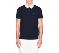 Armani Exchange 3D Embroidered Logo Back Collar Logo Polo Hombre (Pack de 1)
