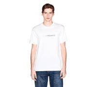 Armani Exchange 3D Embroidered Multicolor Logo Camiseta Hombre (Pack de 1)