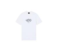 Armani Exchange 3D Printed Front Logo Plain Camiseta Hombre (Pack de 1)