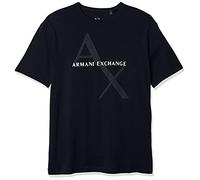 Armani Exchange 8nzt76 Camiseta, Azul (Navy 1510), Medium para Hombre