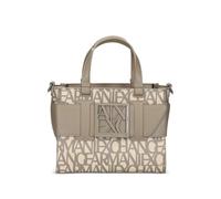Armani Exchange Susie M Bolso de mano taupe, algodón, mujer
