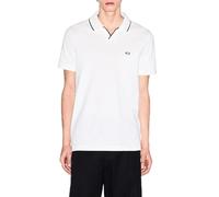 Armani Exchange A|X Polo para hombre clásico de piqué de algodón transpirable XM002