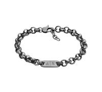 Armani Exchange A|X - Pulsera de cadena de acero inoxidable para hombre