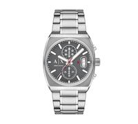 Armani Exchange A|X Reloj cronógrafo de Acero Inoxidable para Hombre, Plata, Oliver
