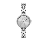 Armani Exchange A|X Reloj de Dos Guantes de Acero Inoxidable para Mujer, Plata, AVA