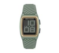 Armani Exchange A|X Reloj digital de silicona verde para hombre (modelo: AX2969)
