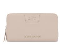 Armani Exchange A|X Women's Amelie, Gold Logo, Script, Travel Accessory- Travel Wallet Medium Size