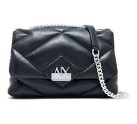 Armani Exchange A|X Women's Vicky, Essential, logo plate, quilted style Crossbody M Black