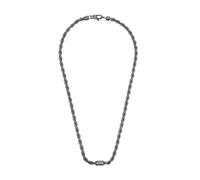 Armani Exchange Hombre Collar de acero inoxidable con cierre de mosquetón