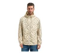 Armani Exchange - All-over Logo Hooded Jacket - Jackets - Hombre - Beige - S -