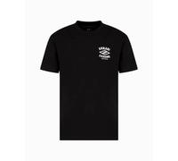 Armani Exchange Armani AX Diamond Logo tee Camiseta, Negro, S Hombres
