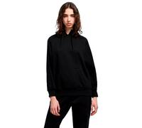 Armani Exchange Arte Sella, Monogram Tape Detail Sudadera con Capucha, Negro, M para Mujer
