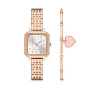 Armani Exchange AX AX7164SET - Reloj de Fitness, Oro Rosa, Pulsera