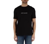 Armani Exchange AX Line Logo tee Camiseta, Negro, M Hombres