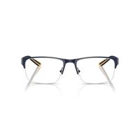 Armani Exchange Ax1068 - Marcos rectangulares para gafas graduadas para hombre, Lente azul mate/Demo, 56 mm