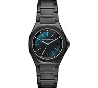 Armani Exchange Reloj Análogico-Digital para Mujer de Automático con Correa en Poliéster AX4609, Grafito y Azul